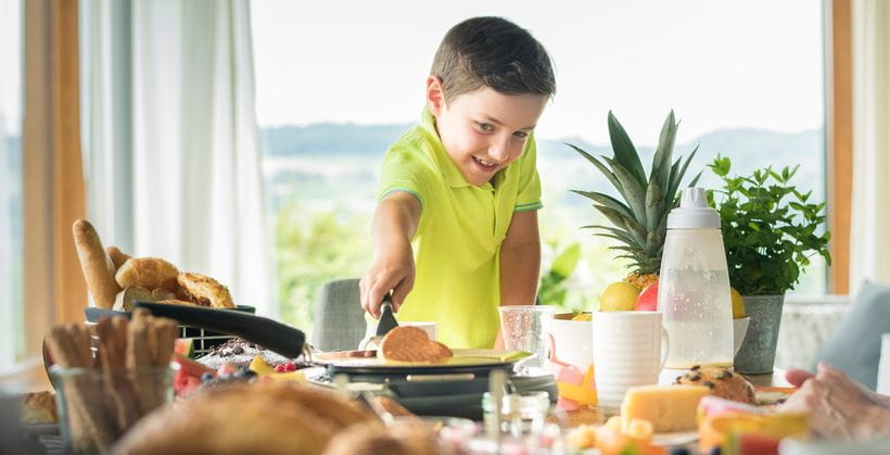 Child easter brunch