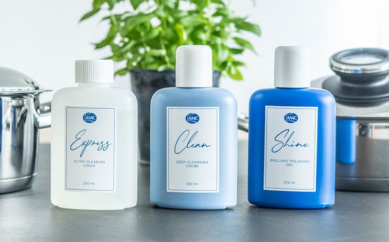 Clean & Care AMC: la linea di detergenti per le tue pentole e padelle